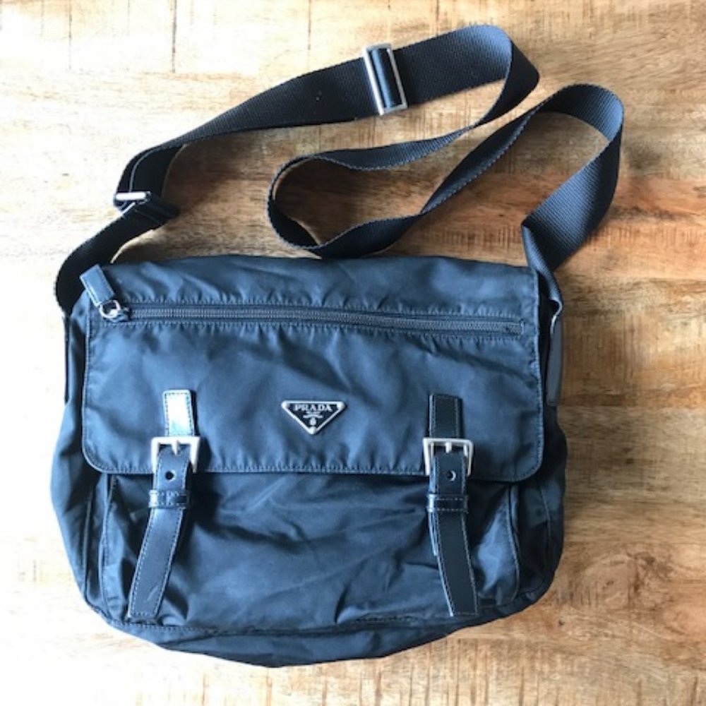Prada Original Cross Body NylonMessenger Bag